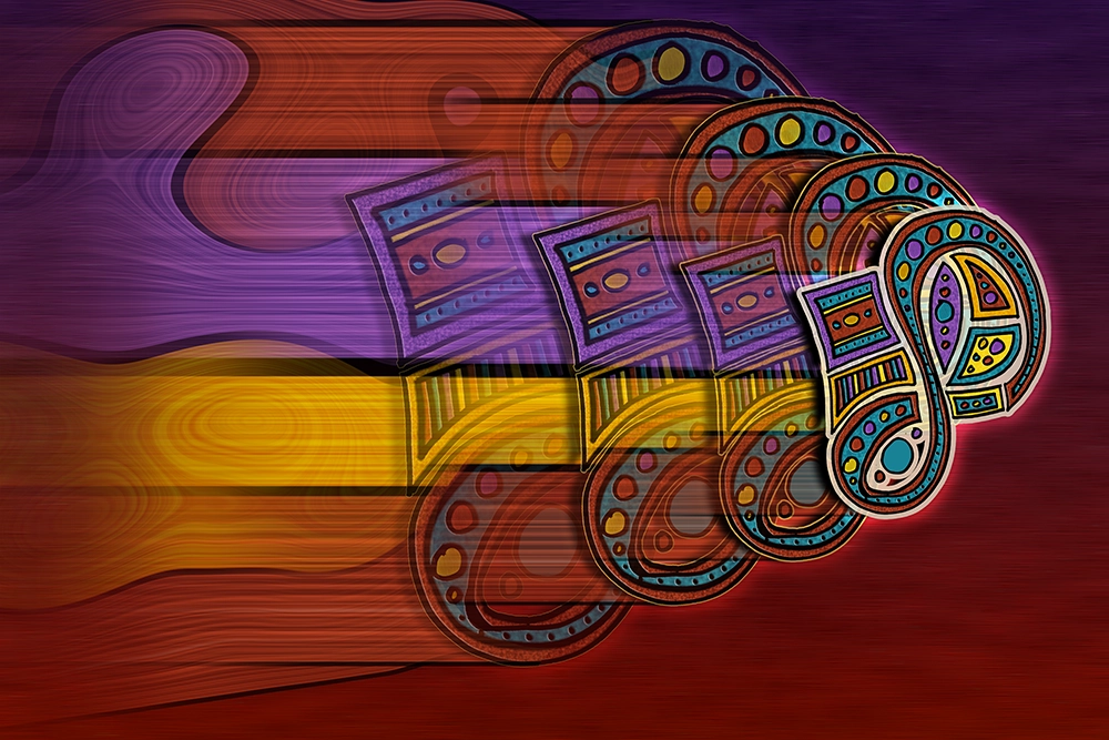 Momentum original fine artwork by Nino Pero