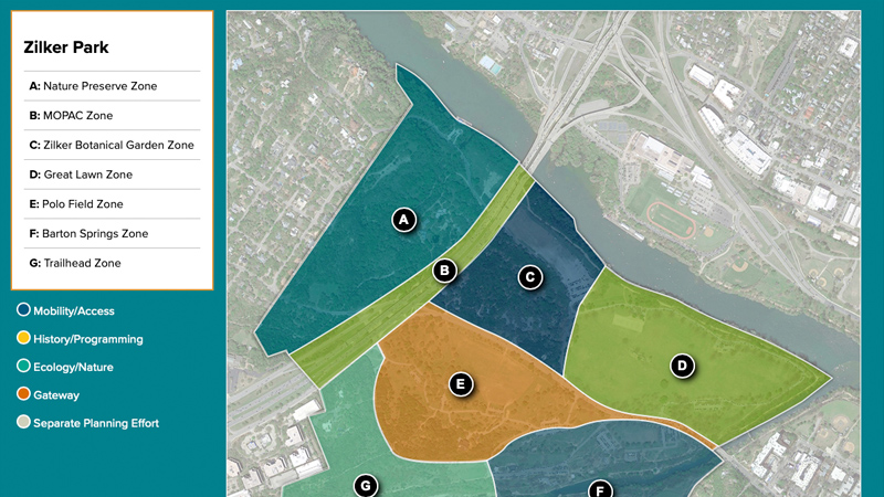 Zilker Park Map
