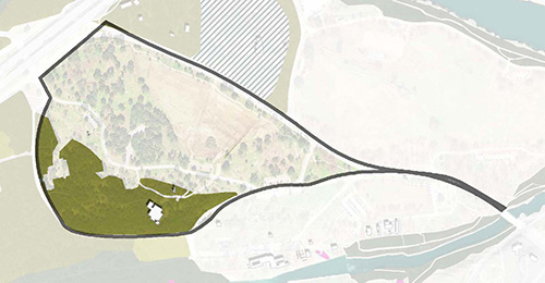 Diagram of ecological mowed areas
